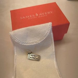 James Avery Ticket Charm